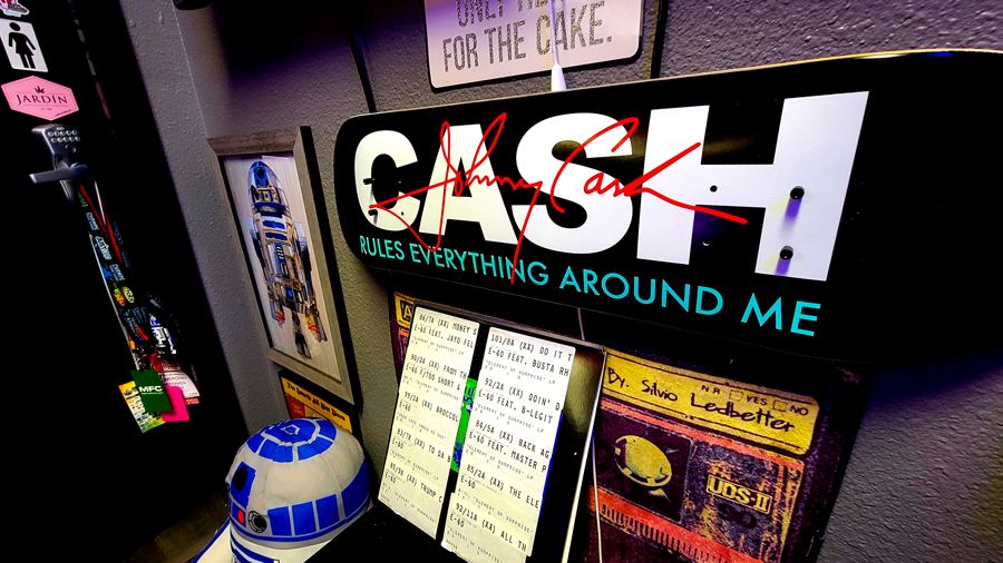 Signed CASH display piece