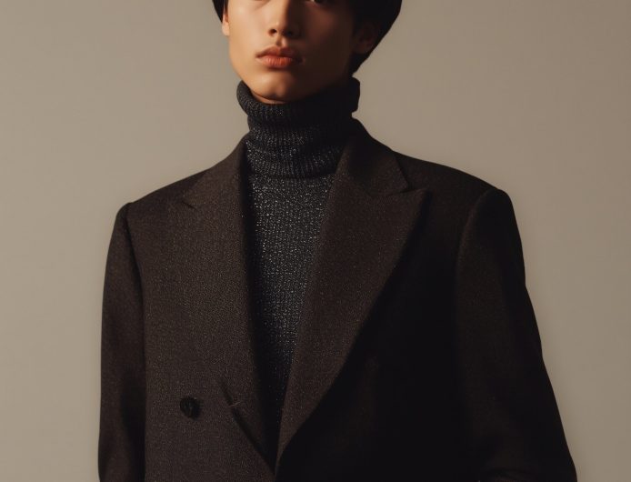 Professional sound engineer working and mixing music indoors in the studio.